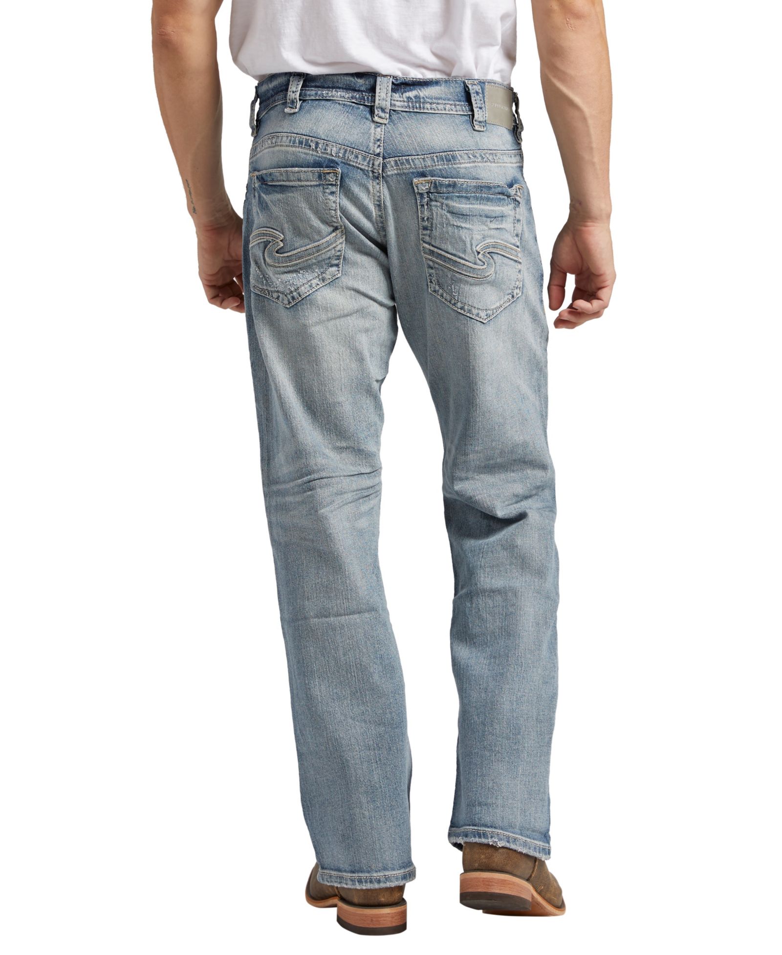 Silver Jeans Co. Мужские джинсы Gordie Relaxed-Fit Straight Leg