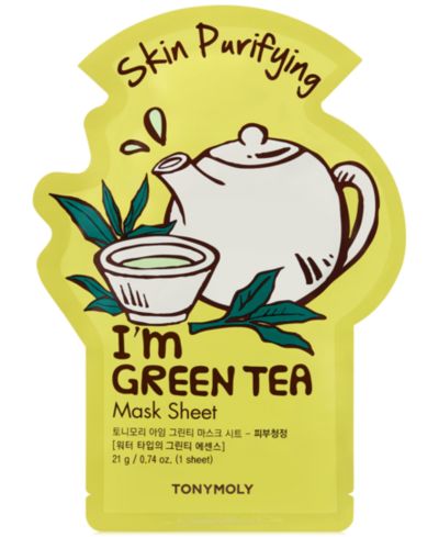 TONYMOLY маска для лица T'm Green Tea (очищение кожи)
