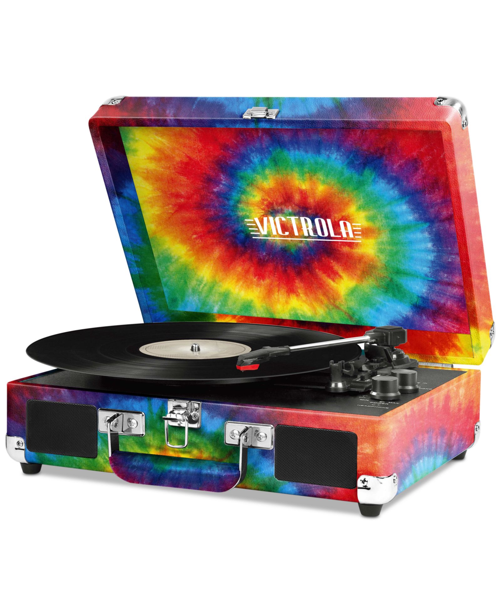 Journey Bluetooth Suitcase Record Player Journey Bluetooth Suitcase Record Player (Tie Dye)
