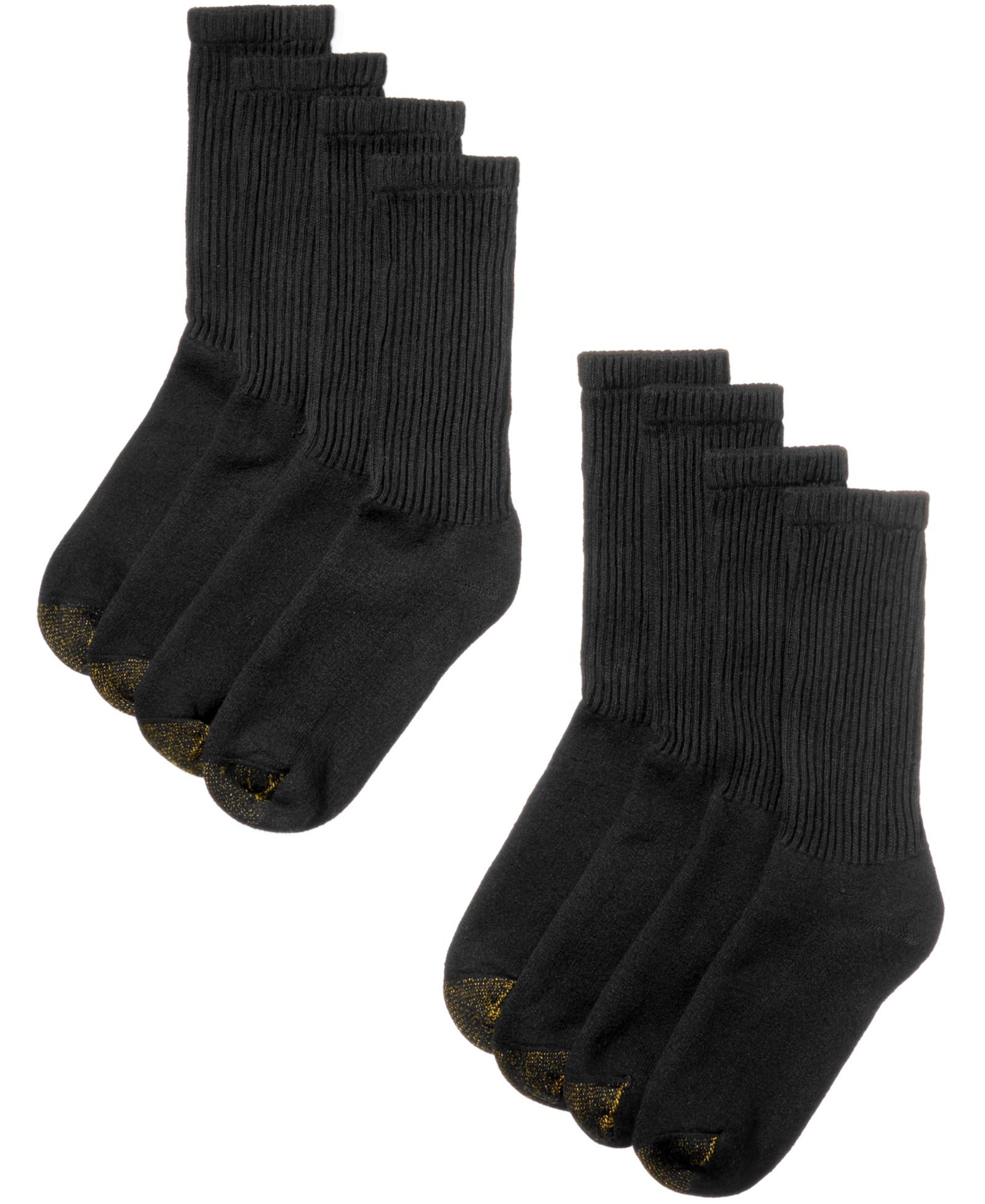 Men’s 8-Pack Athletic Crew Socks
