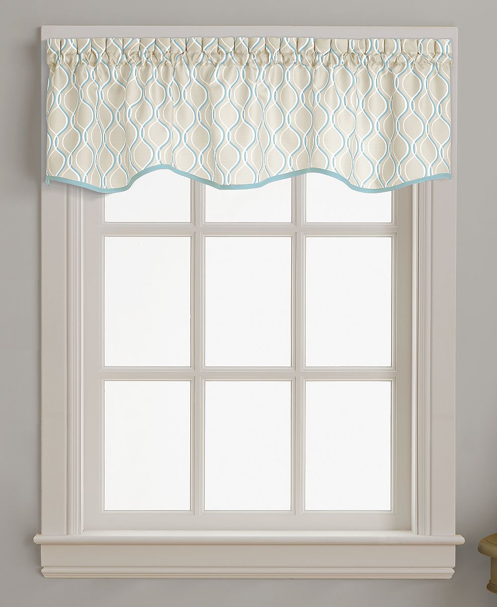 CHF Morocco 58" x 14" Scallop Window Valance