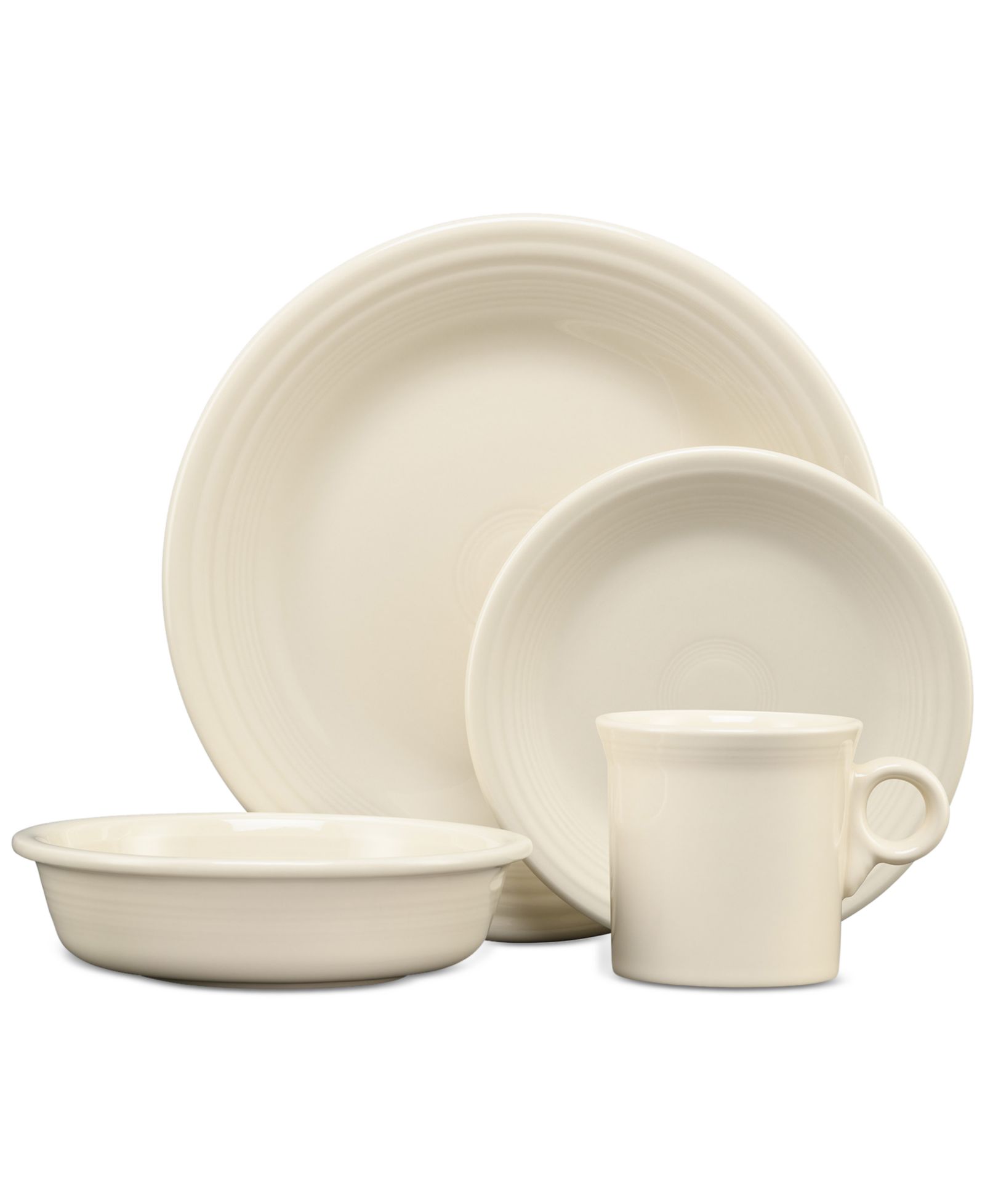 Fiesta Classic Rim 4-Piece Place Setting