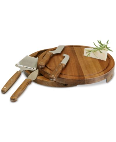 Picnic Time Toscana® Acacia Circo Набор досок для сыра и инструментов