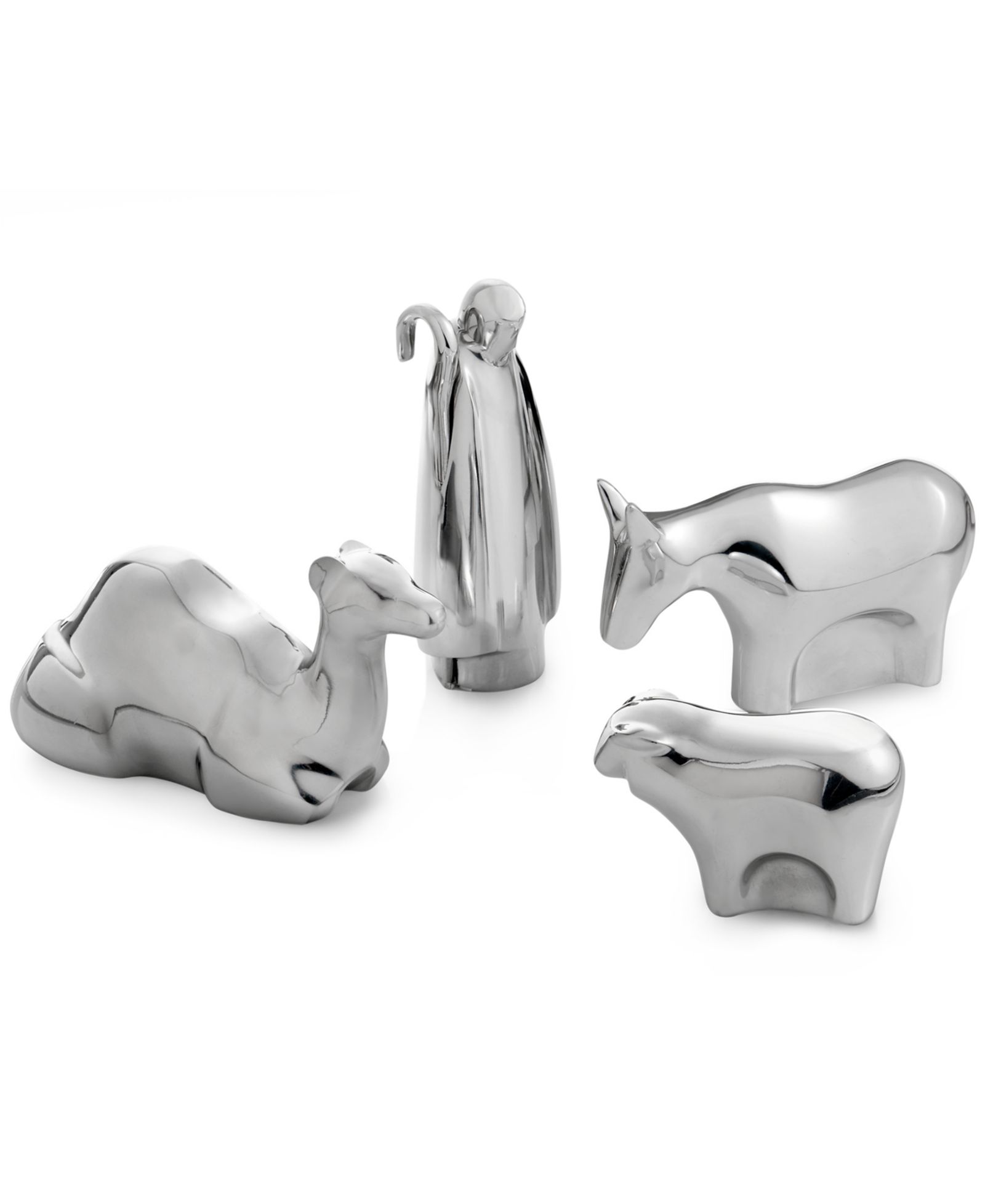 Фигурки Nambé Nativity Shepherd & Animals, Set of 4