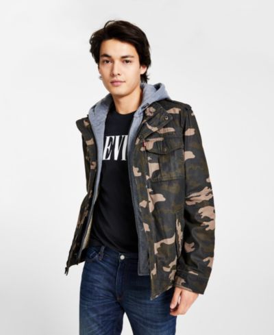 Levi's Мужская Two Pocket Hooded Trucker Jacket