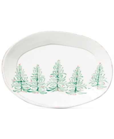 VIETRI Lastra Holiday Large Oval Platter