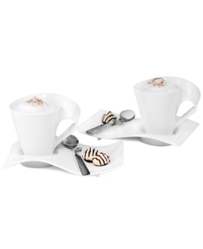 Набор кружек и блюдец Villeroy & Boch New Wave Caffè, на 2 персоны