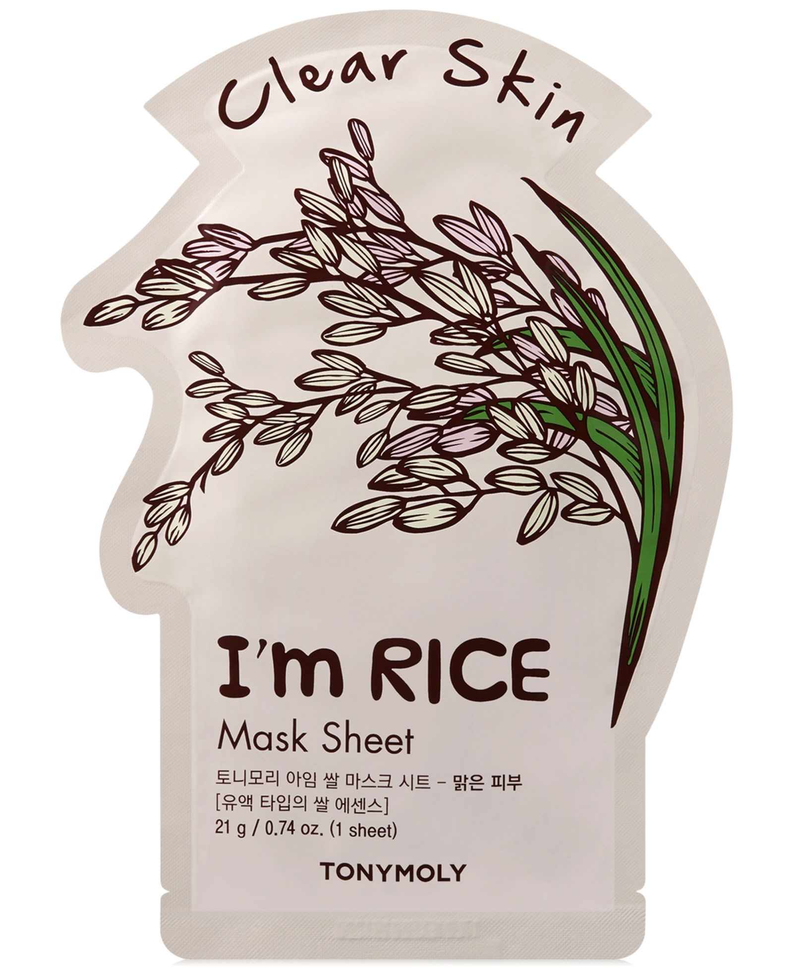 TONYMOLY Тканевая маска I'm Rice - Clear Skin