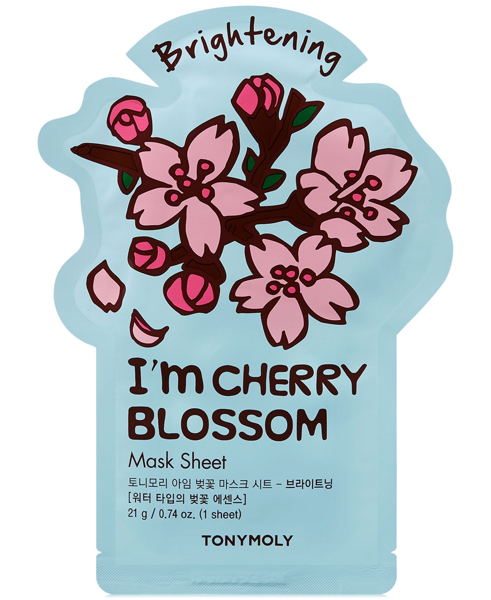 TONYMOLY Тканевая маска для лица, Cherry Blossom, Brightening