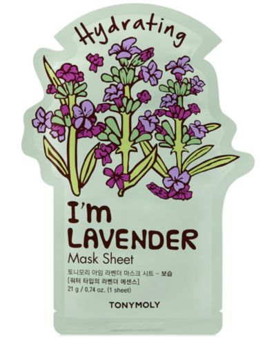 TONYMOLY маска I'm Lavender — лаванда (увлажняющая)