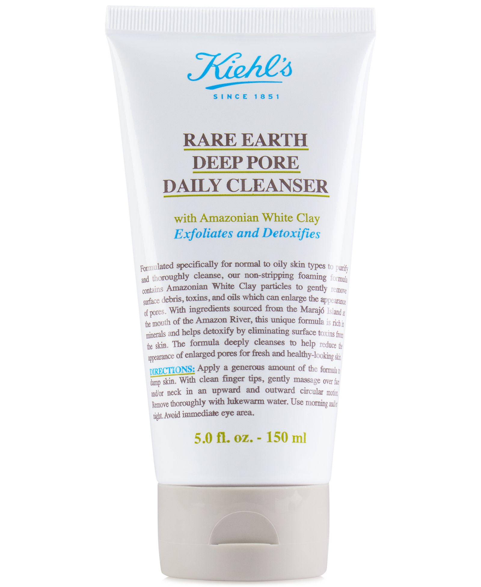 Kiehl's Since 1851 Очищающее средство для лица Rare Earth Deep Pore Daily Cleanser, 5 fl. oz.