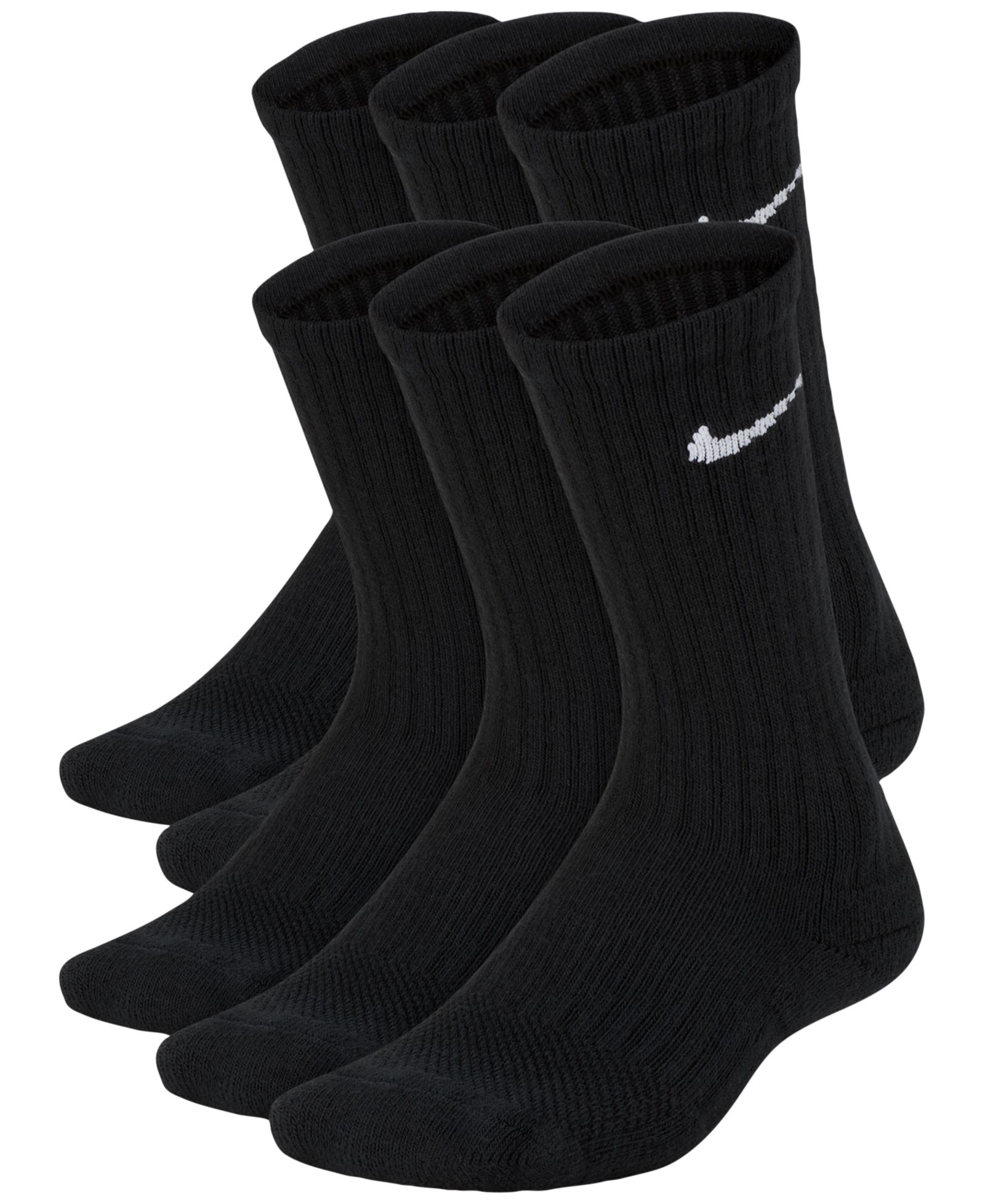 Nike Детские амортизирующие носки Crew, 6 пар