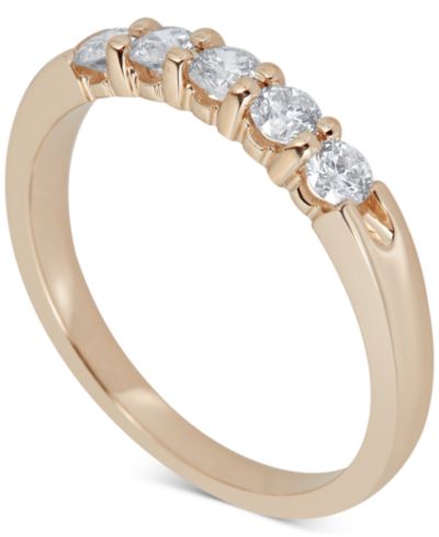Diamond Five-Stone Ring (1/4 ct. t.w.) in 14k White Gold
