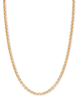 Цепочка ожерелье Box Link 24" (1-1/2mm) в 14k Gold