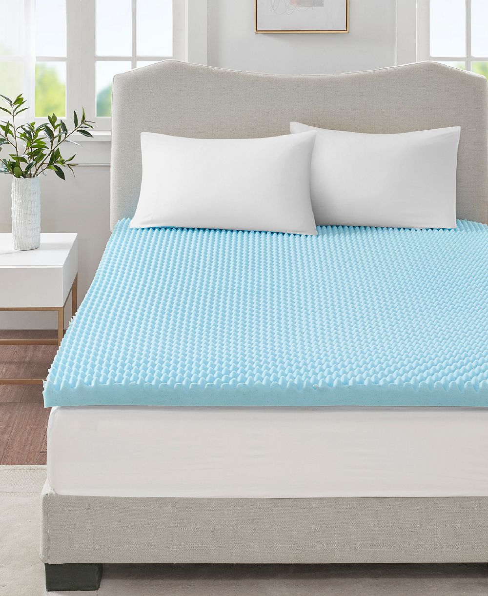 Madison Park 3" Gel-Infused Memory Foam Mattress Topper, Full