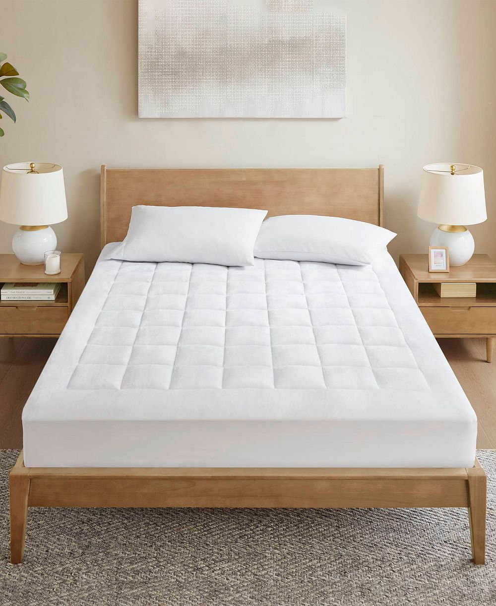 Madison Park Cloud Soft Plush Waterproof Mattress Pad, King