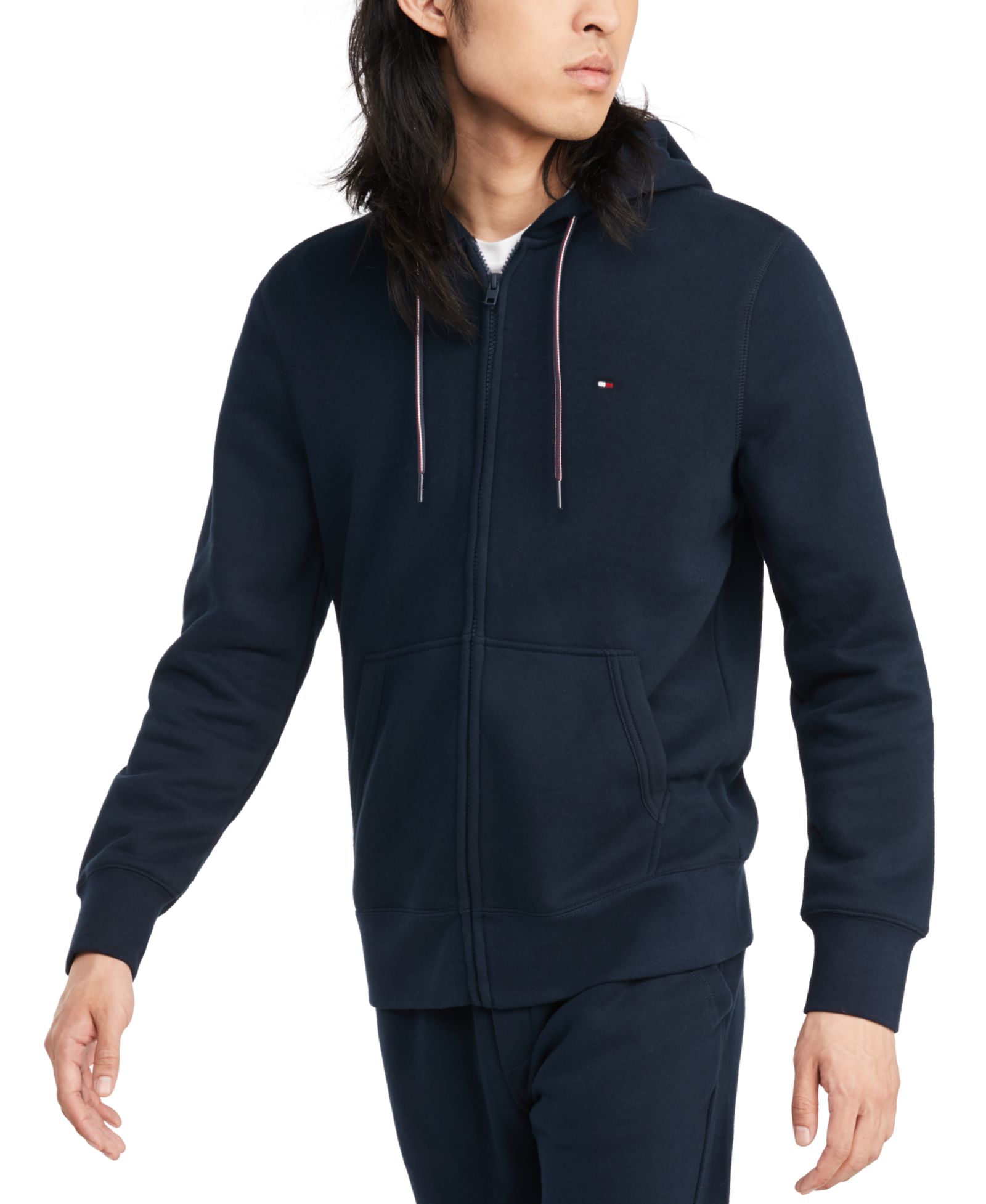 Мужское худи на молнии Tommy Hilfiger Big & Tall Plains