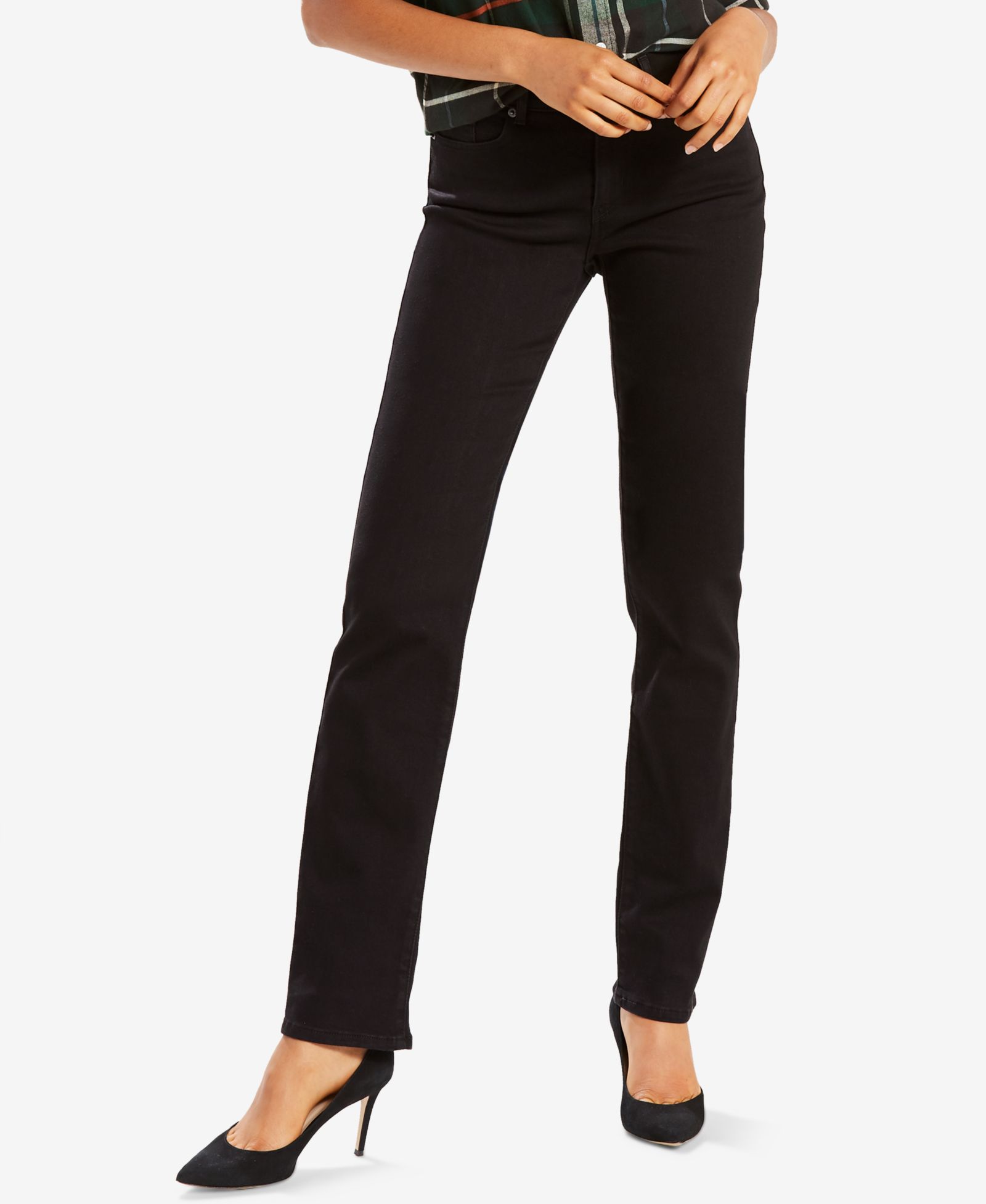 Levi's Women's Classic Mid-Rise Straight-Leg Jeans