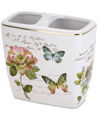 Держатель для зубных щеток Avanti Butterfly Garden Ceramic