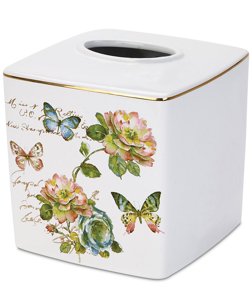 Крышка для салфетниц Avanti Butterfly Garden из керамики