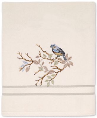 Полотенце для ванной Avanti Love Nest из хлопка с вышивкой, 27" x 50"