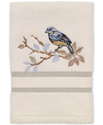 Вышитое хлопковое полотенце для рук Avanti Love Nest, 16" x 30"