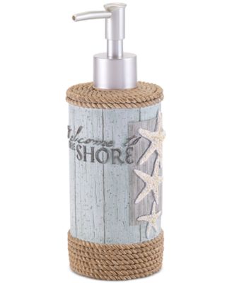 Avanti Beachcomber Seashells Resin Soap/Lotion Dispenser