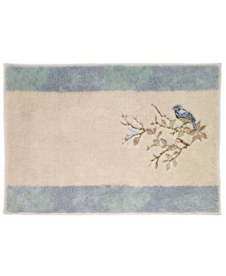 Avanti коврик для ванной из хлопка с вышивкой Love Nest, 20" x 30"