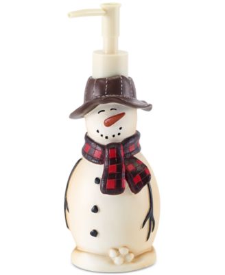 Дозатор для мыла/лосьона Avanti Snowman Gathering Holiday Resin