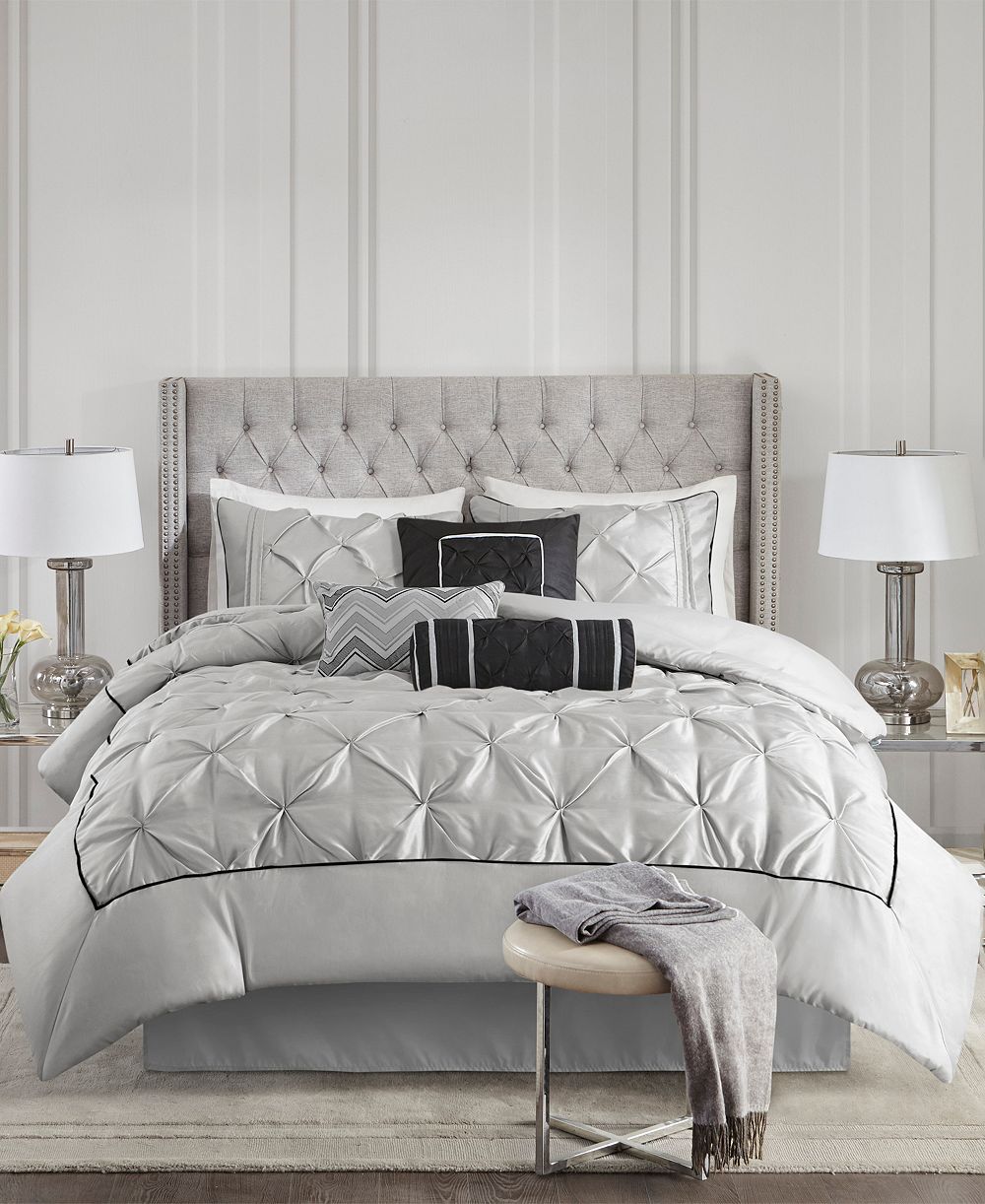 Madison Park Laurel Tufted 7-Pc. Comforter Set, King