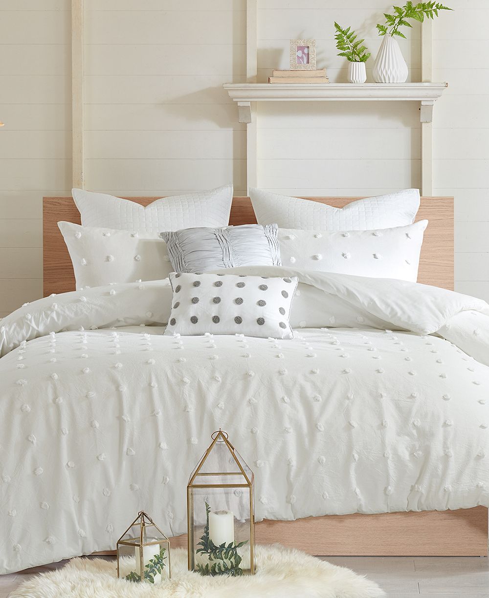 Intelligent Design Brooklyn Jacquard хлопковый набор из 5 предметов Comforter Set Twin/Twin XL