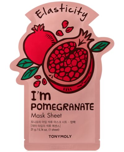 TONYMOLY I'm Pomegranate тканевая маска для лица - (эластичность)