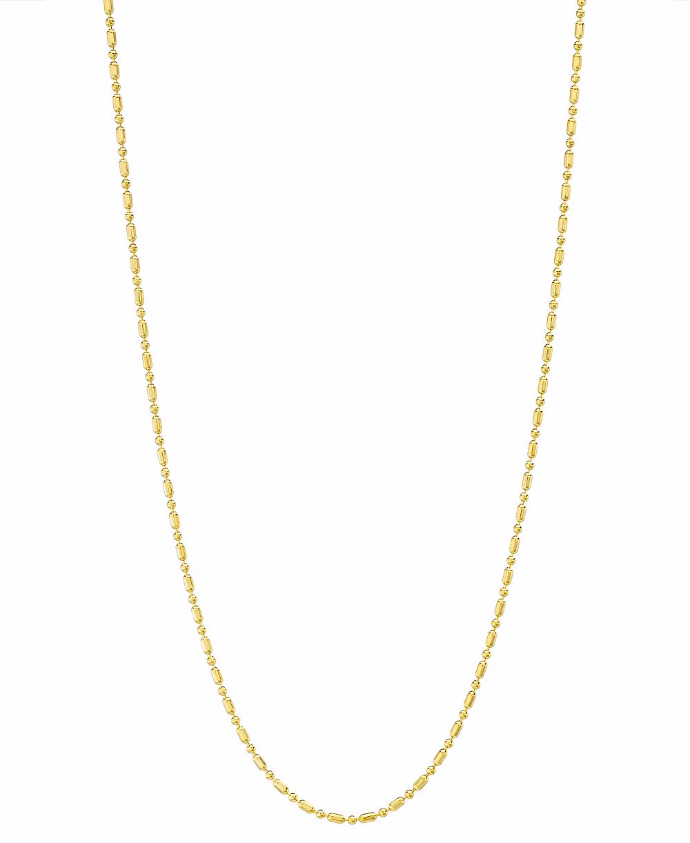 Золотая цепочка 14k Gold Necklace, 18" Dot Dash Chain (1mm)