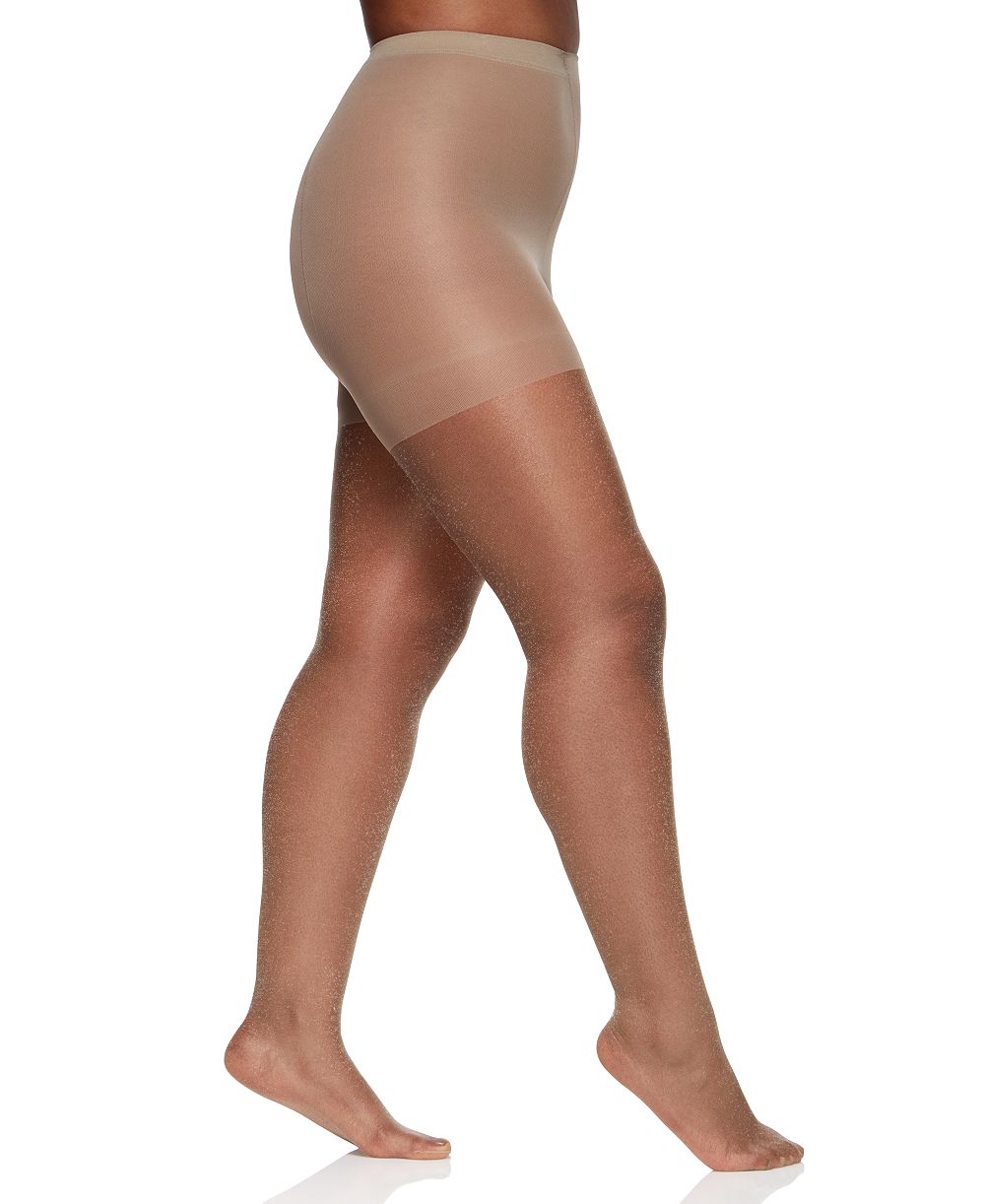 Berkshire Женские Queen Plus Size Shimmers Ultra Sheer Control Top Pantyhose 4412