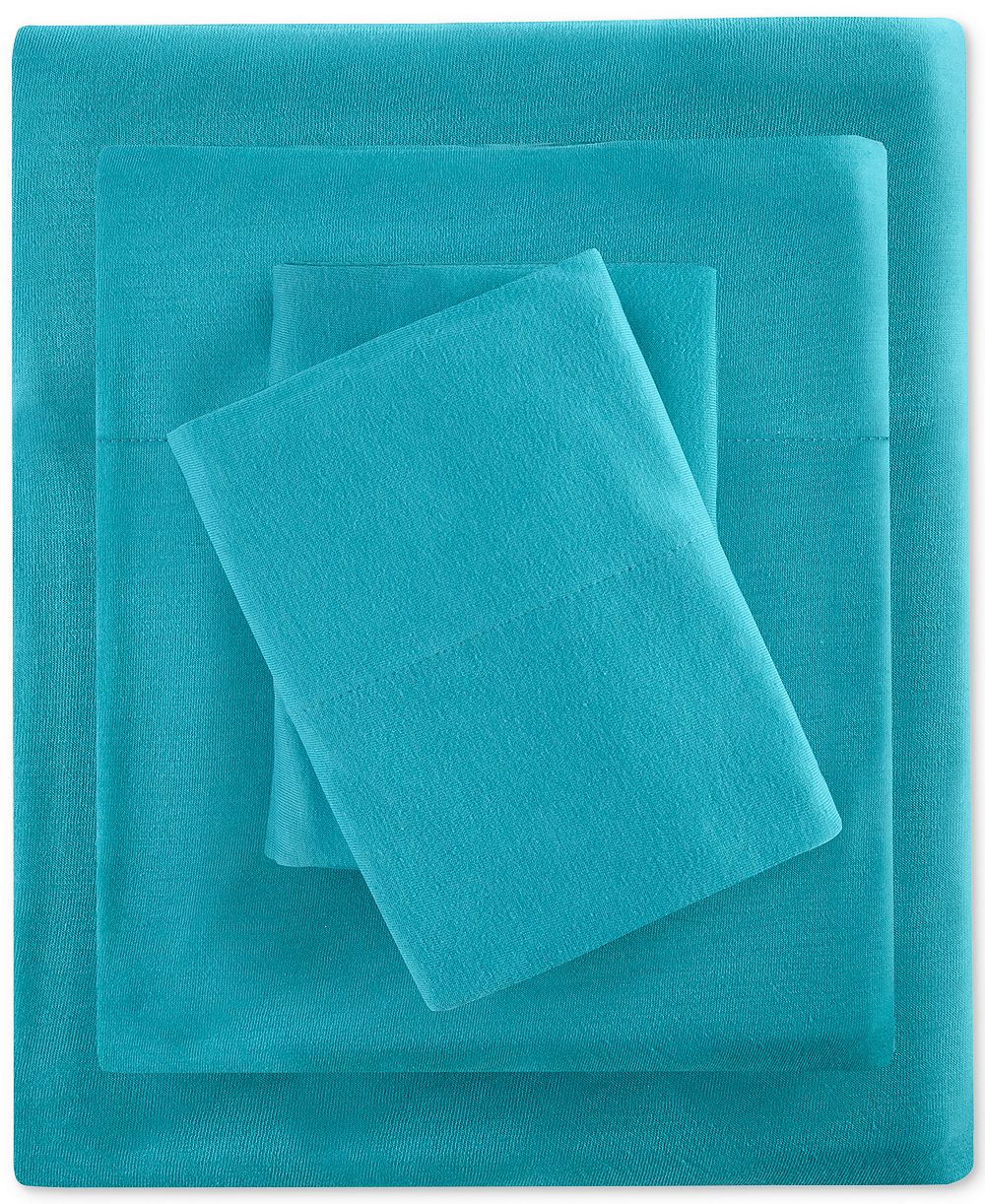 Intelligent Design Jersey-Knit Cotton Blend 3-Pc. Sheet Set, Twin XL