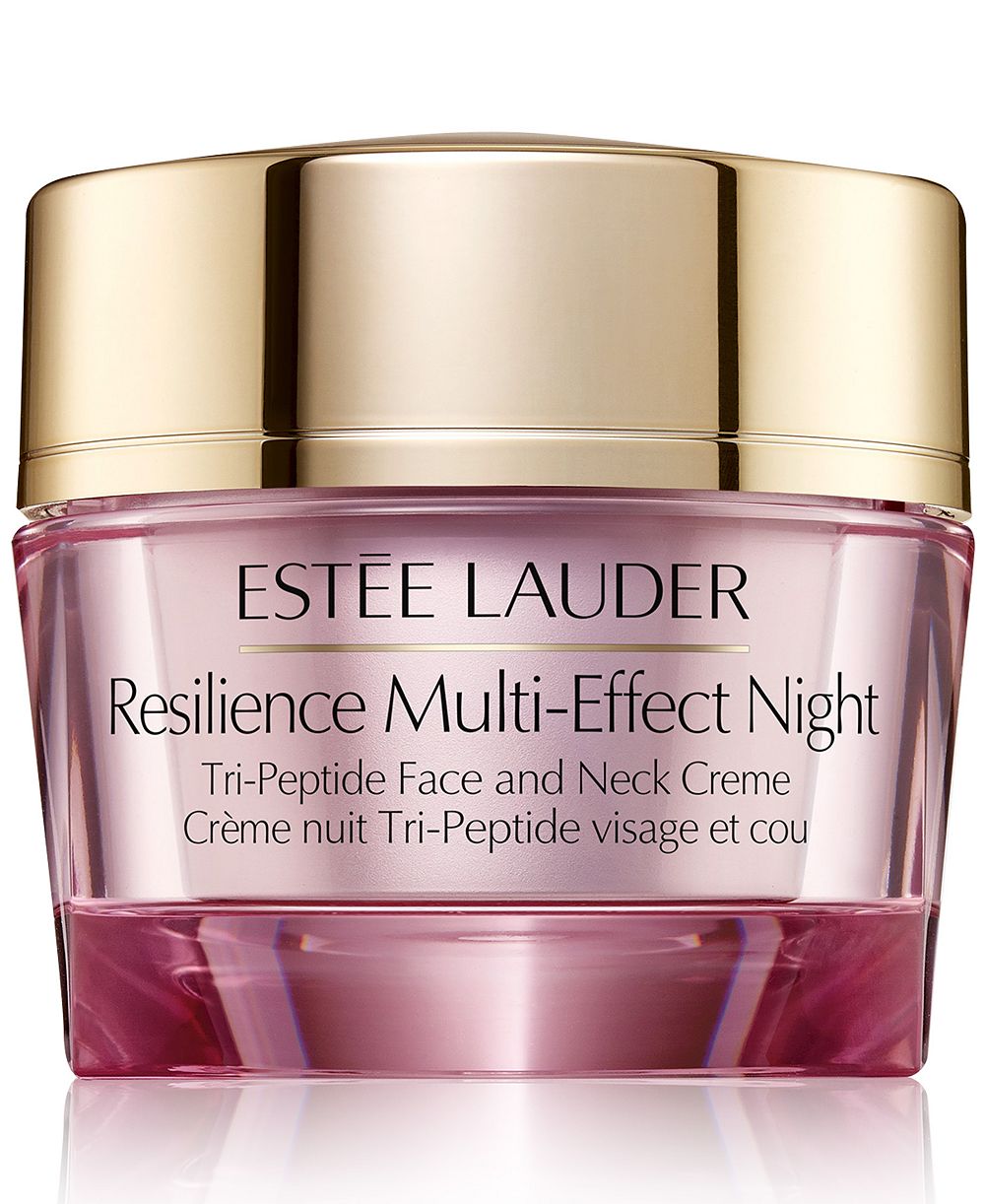 Estée Lauder Resilience Multi-Effect Night Tri-Peptide Face and Neck Moisturizer Cream, 2.5 oz.