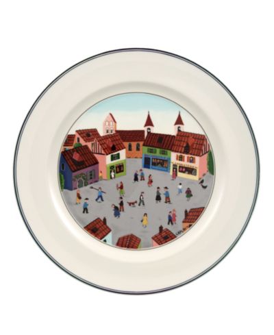 Villeroy & Boch Design Naif Dinner Plate, Old Village Square