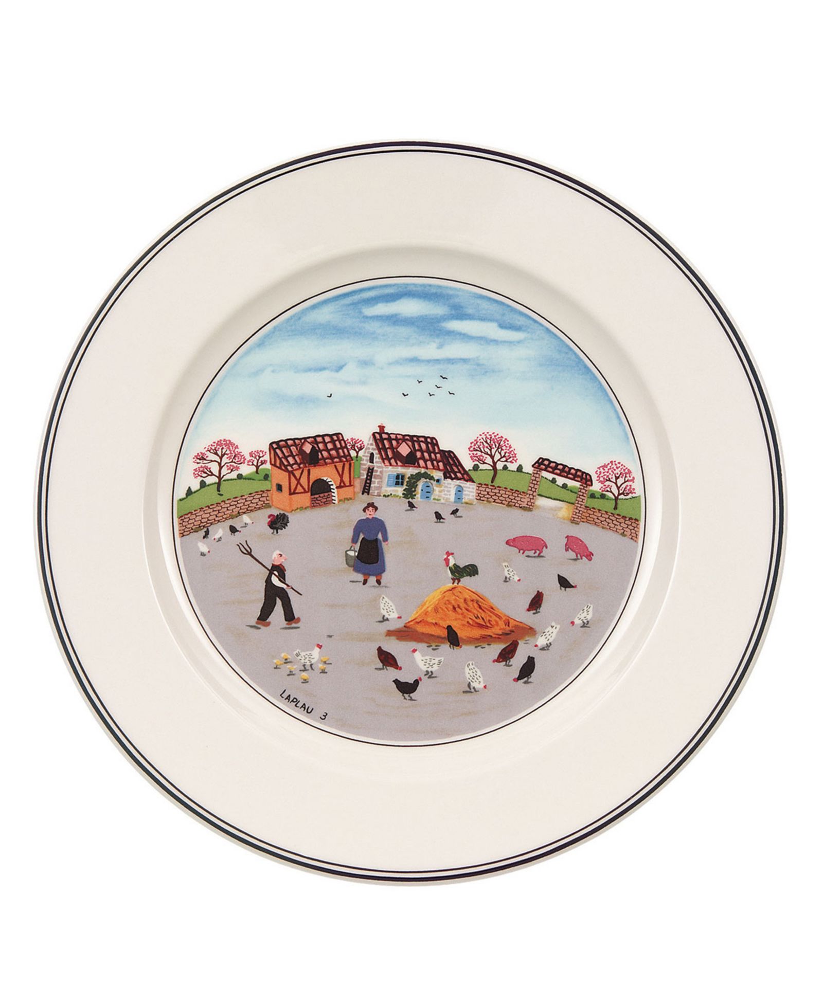Villeroy & Boch Design Naif Salad Plate, Country Yard