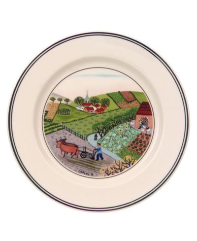 Villeroy & Boch Design Naif Bread & Butter Plate, Plowing