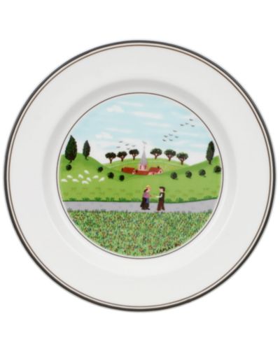 Villeroy & Boch Design Naif Bread & Butter Plate, Boy & Girl