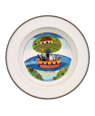 Villeroy & Boch Design Naif Rim Soup Bowl, Noah's Ark