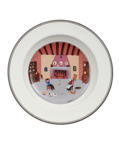 Villeroy & Boch  Design Naif Rim Soup Bowl, Plowing