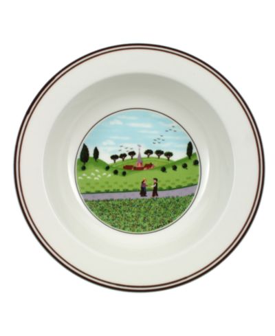 Кремовая чаша Villeroy & Boch Design Naif Rim, Friends Meeting