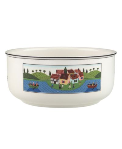 Villeroy & Boch  Design Naif Round Vegetable Bowl, Boaters