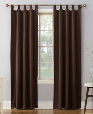 Sun Zero Preston Energy Saving Blackout Tab Top Curtain Panel