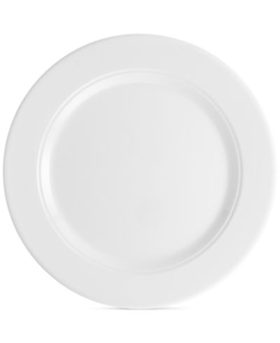 Q Squared Diamond 10.5" Round Melamine Dinner Plate, Set of 4