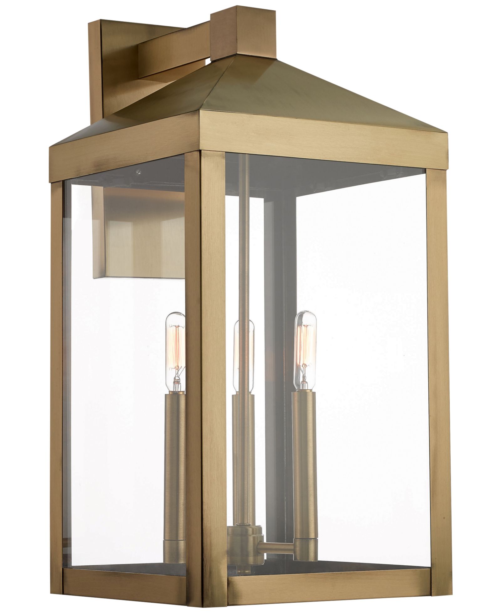 Livex Nyack 3-Light Outdoor Wall Lantern