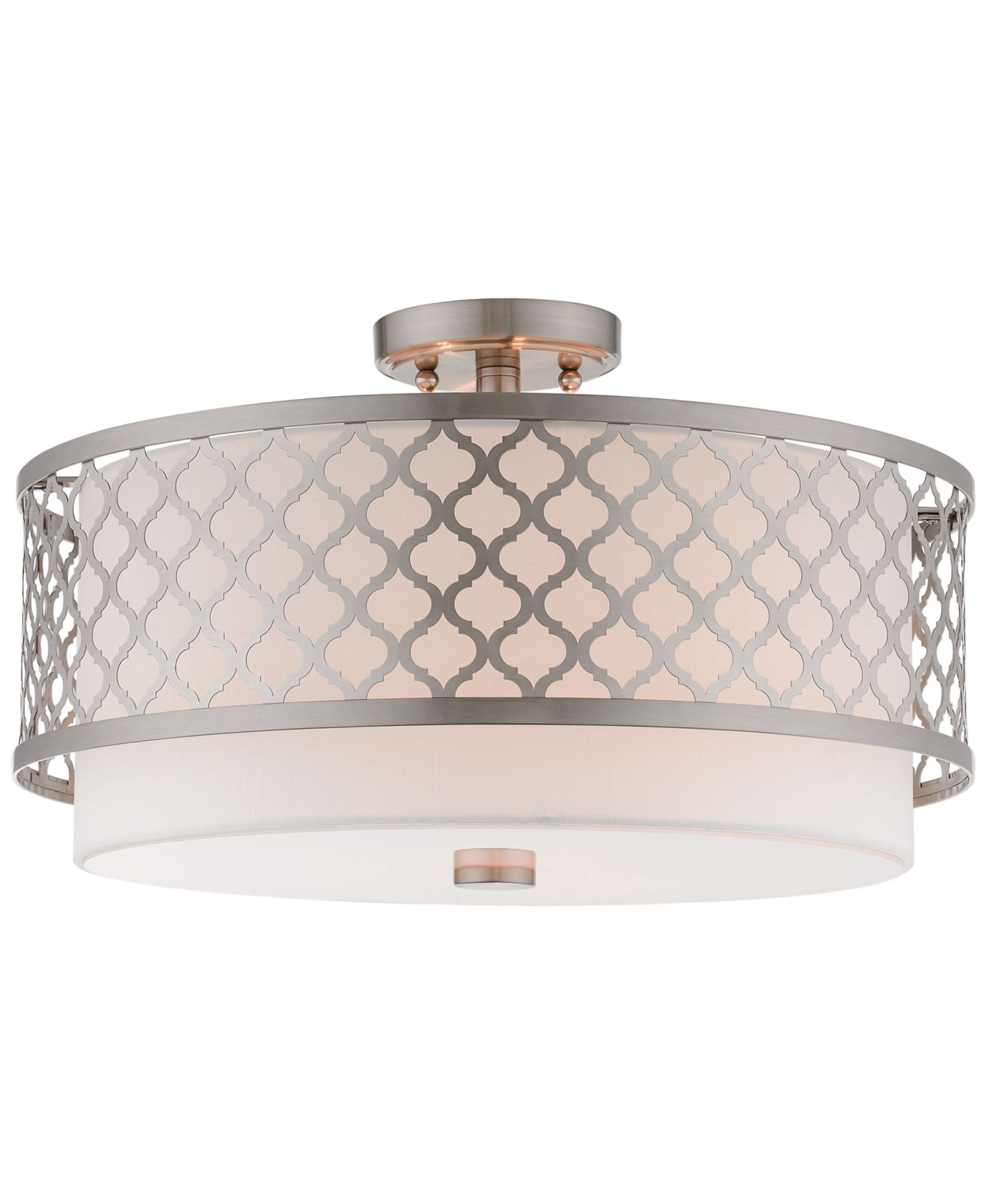 Потолочный светильник Livex Arabesque 3-Light Semi Flush