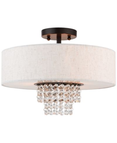 Livex Carlisle 3-Light Semi-Flush Mount