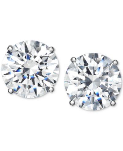 Arabella серьги-гвоздики с кубическим цирконием в 14K White Gold